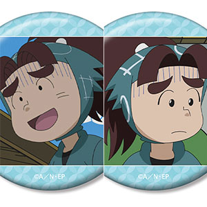 忍たま乱太郎 初島孫次郎 場面写缶バッジ2個セット