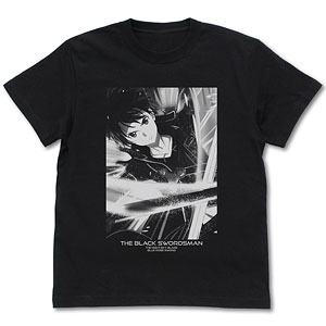 SAO ソードアート　コミケ限定キリトセット　トートバッグ　Tシャツ　アクキー ソードアート・オンライン ≪二刀流≫キリト Tシャツ/BLACK-L