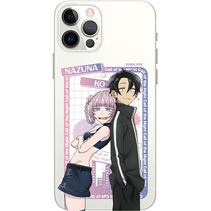 よふかしのうた 全機種対応ハードタイプスマホケース (iPhone14Plus)01.七草ナズナ＆夜守コウ