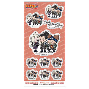 NARUTO シール-ゆるスタmini-(H いの＆シカマル＆チョウジ)