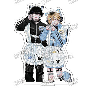 「ダメ男の椎名先輩とヤバ男の佐々木くん」 描き下ろしBIGアクリルスタンド(3)椎名＆佐々木