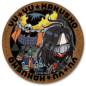 TVアニメ『幽☆遊☆白書』レザーバッジ(丸形) MI(鴉＆武威)