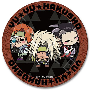 TVアニメ『幽☆遊☆白書』レザーバッジ(丸形) MK(雷禅＆ムクロ＆黄泉)