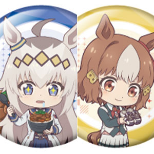5個　ウマ娘　カツラギエース　缶バッジ ウマ娘 かぷりっこ 缶バッジ カツラギエース - メルカリ