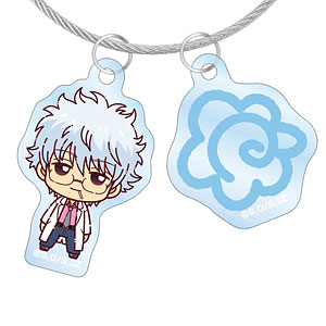 3年Z組銀八先生 坂田銀八 ちょこんと！ 2連ワイヤーアクリルキーホルダー