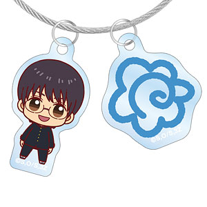 3年Z組銀八先生 志村新八 ちょこんと！ 2連ワイヤーアクリルキーホルダー