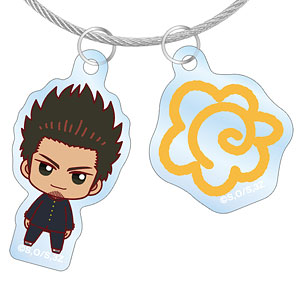 3年Z組銀八先生 近藤勲 ちょこんと！ 2連ワイヤーアクリルキーホルダー