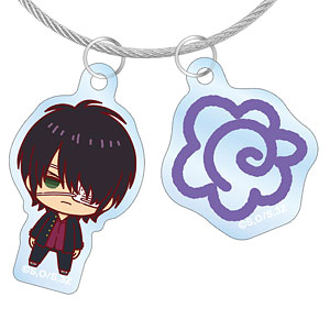 3年Z組銀八先生 高杉晋助 ちょこんと！ 2連ワイヤーアクリルキーホルダー