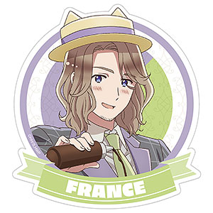 アニメ「ヘタリア World★Stars」 描き下ろし フランス 遊園地ver. ダイカットステッカー