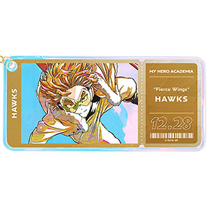 TVアニメ『僕のヒーローアカデミア』 ホークス Ani-Art 第8弾 オーロラチケットホルダー