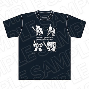 魔神英雄伝ワタル×NG騎士ラムネ＆40 Tシャツ ネイビー L