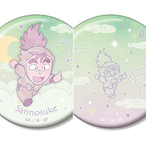 不破雷蔵 缶バッジ 忍たま乱太郎 - 描き下ろしイラスト 不破雷蔵 みんなで下町散策