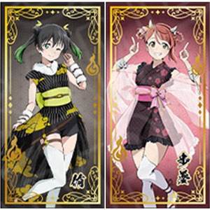 複製サイン入りかるた（厚盛り箔加工）　朝香果林 ラブライブ！虹ヶ咲学園スクールアイドル同好会 B2ラメ