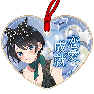 彼女、お借りします 描き下ろし絵馬風ストラップ ドレスver. 更科瑠夏