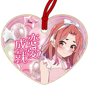 彼女、お借りします 描き下ろし絵馬風ストラップ ドレスver. 桜沢墨