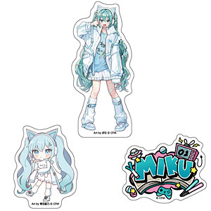 初音ミク ステッカー3枚セット akiba culture fashion 初音ミク