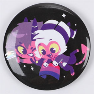 HELLUVA BOSS 缶バッジ(ストラス ＆ ブリッツ)[WarrenJames]《在庫切れ》