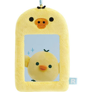 AB34303 リラックマ ぬいぐるみフォトキーホルダー キイロイトリ