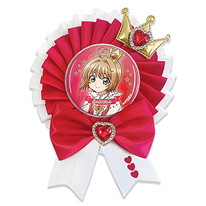 アニメ「カードキャプターさくら クリアカード編」ロゼット＆缶バッジセット/さくら(レッド)