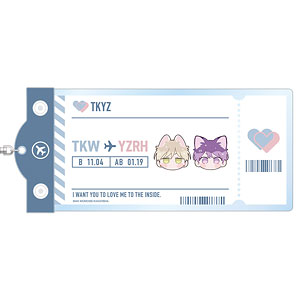 ナカまであいして 百瀬あん先生 描き下ろし 常盤＆楪 ar-Unity ちびキャラ トラベルver. チケットホルダー ver.C