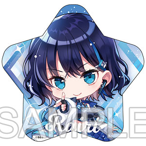 深淵組 小滝らいり 星型オーロラ缶バッジ 公式SDイラスト Ver.