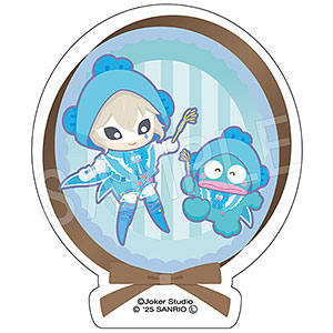 第五人格 サンリオキャラクターズ展 納棺師 バッドばつ丸 コラボ ハート缶バッジ 10月発送】第五人格×サンリオキャラクターズ 第2弾