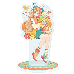 弓使い　ウサハナ　サンリオコラボカフェ　マドラーセット CHEZ MADU ×サンリオキャラクターズ】コラボキャラクターの
