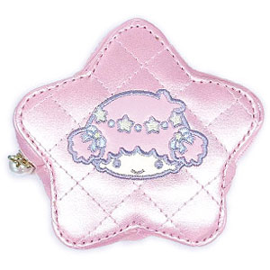 リトルツインスターズ キルティング星型コインケース キキ[ティー