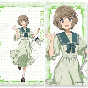 青春ブタ野郎シリーズ クリアファイル＆ステッカーセット 3.古賀朋絵[セーラーワンピース]