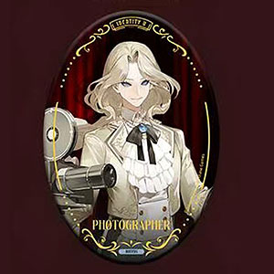 Identity V 完美殺青シリーズ 楕円形缶バッジ オペラ歌手