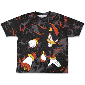 ソニック・ザ・ヘッジホッグ 究極生命体 シャドウ 両面フルグラフィックTシャツ/-M