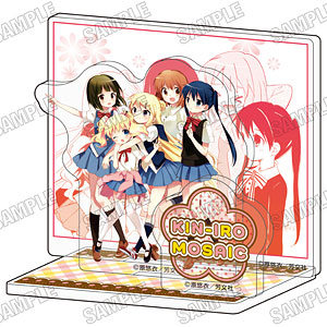 土曜限定値下げワーコレ49個セット＆アクリルジオラマ＆フィギュア＆カードもろもろ きんいろモザイク」 名場面ミニアクリルジオラマ(1)[メディコス
