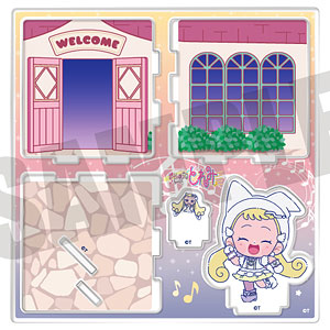 おジャ魔女どれみ」 にゅ～とろ ジオラマ風アクリルスタンド B 藤原