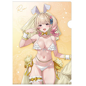 バニーガーデン]描き下ろしクリアファイル(美羽香/バニーウエディング