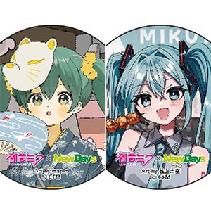初音ミク×NewDays　缶バッジ（全8種）未開封BOX 初音ミク×NewDays 缶バッジ（全8種）未開封BOX - メルカリ