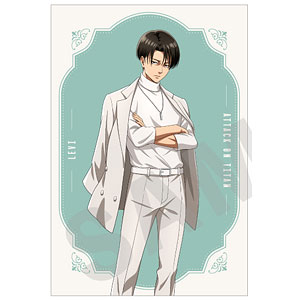 進撃の巨人　ホワイトコーデシリーズ　抽選会　特大アクリルスタンド　リヴァイ Anique Shop JAPAN