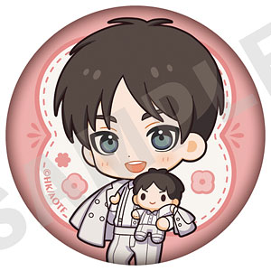 進撃の巨人 エレン エルヴィン ホワイトコーデ 缶バッジ 全種セット】TVアニメ『進撃の巨人』 ホワイトコーデシリーズ