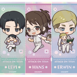 進撃の巨人 ルームウェアver. 缶バッジ 01 A 6個入りBOX（再販）[CS