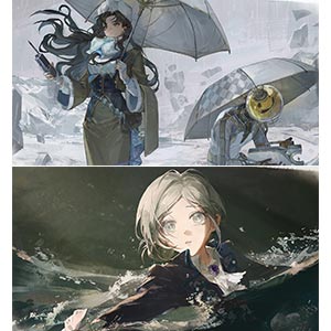 特典】「リバース：1999」 *復楽園* ポストカードセット -糸につながれ