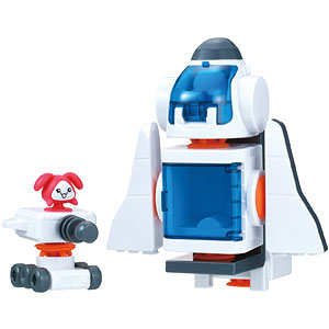キューバイン ピタッとメガウサシャトル基地セット