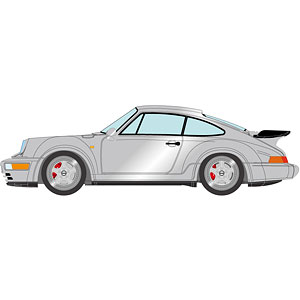 1/43 ポルシェ 911(964) ターボ 3.6 1993 シルバー