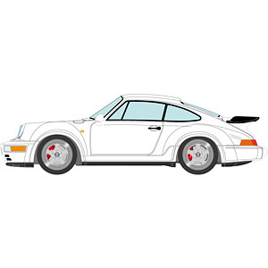 1/43 ポルシェ 911(964) ターボ 3.6 1993 ホワイト