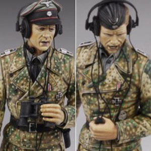 1/35 WWII ドイツ 車上の戦車兵セット(4体入)