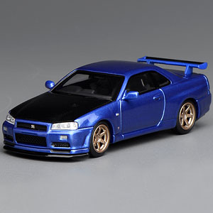1/64 NISMO R34 GT-R Z-tune Bayside Blue[MOTORHELIX]《12月予約》