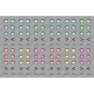 ポリニアン アイデカールセット モートロイド02