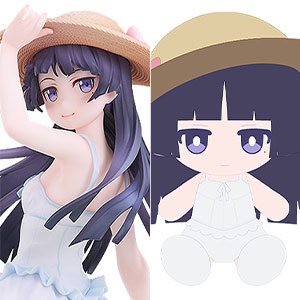 【特典】俺の妹がこんなに可愛いわけがない。 黒猫(五更瑠璃) 白猫Ver. ぬいぐるみ セット 1/6 完成品フィギュア[Solarain]