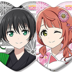 ラブライブ！虹ヶ咲学園スクールアイドル同好会 描き下ろし 縁日ver. トレーディングハート型缶バッジ 13個入りBOX