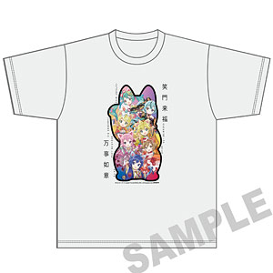 ピアプロキャラクターズ フェア記念Tシャツ 白 フリーサイズ ピアプロキャラクターズ フェア記念Tシャツ 白 フリーサイズ