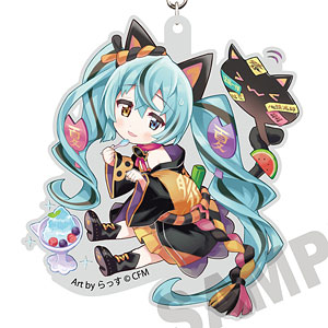 初音ミク アクリルキーホルダー 猫魚 ミク・ルカ 猫魚 初音ミクシリーズ アクリルキーホルダー 猫魚 チャイナ風