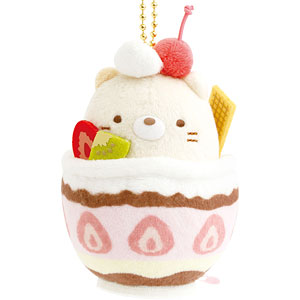 MV46401 すみっコぐらしコレクション フルーツパーラー ぶらさげぬいぐるみ ねこ